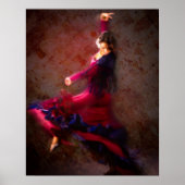 Poster Danseur flamenco (Devant)