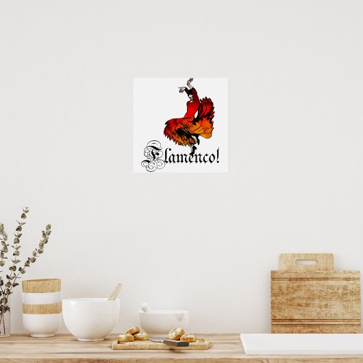 Poster Danseur flamenco (Cuisine)