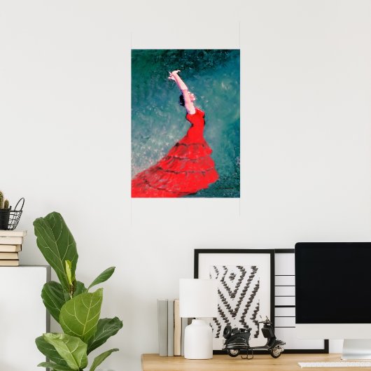 Poster Danseur flamenco (Bureau à domicile)