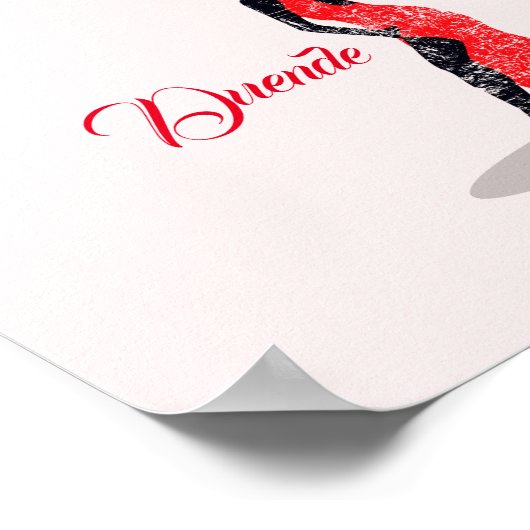 Poster Danseur flamenco (Coin)