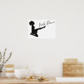 Poster Danseur irlandais Soft Shoe Black and White Dance (Cuisine)
