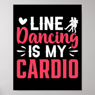 Poster Danseur Ligne Danse Danse La Danse Est Mon Cardio
