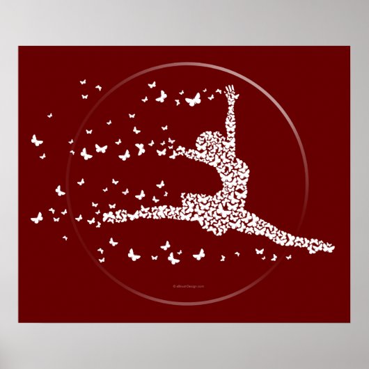 Poster Danseur papillon (Devant)