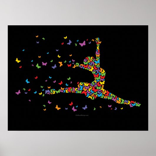 Poster Danseur papillon (Devant)