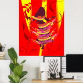 Poster Danseur *Rayjii* (Bureau à domicile)