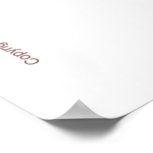 Poster Danseur rose (Coin)