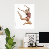 Poster Danseur rose (Bureau à domicile)