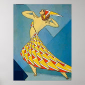 Poster Danseur vintage (Devant)