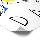 Poster Danseurs Abstraits Danser - Dance Lover Artwork (Coin)