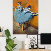 Poster Danseurs au Barre, Edgar Degas (Bureau à domicile)