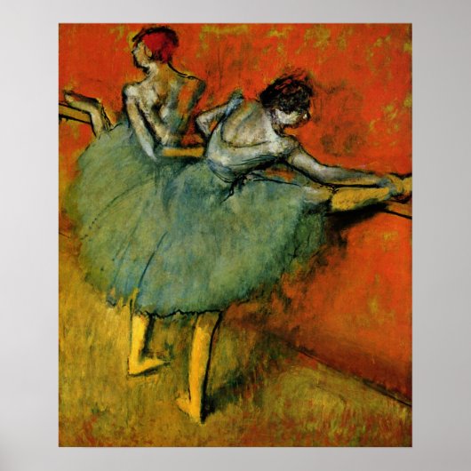 Poster Danseurs au Barre - Edgar Degas - 1888 (Devant)
