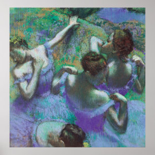 Poster Danseurs bleus