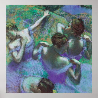 Poster Danseurs bleus