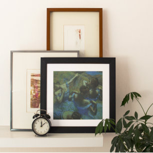 Poster Danseurs bleus par Edgar Degas, Impressionnisme Vi