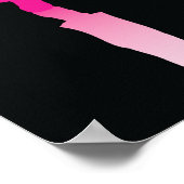 Poster Danseurs Colorés Dansant Autour (Coin)