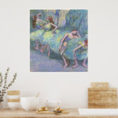 Poster Danseurs de ballet dans les ailes, 1890-95, Degas (Cuisine)
