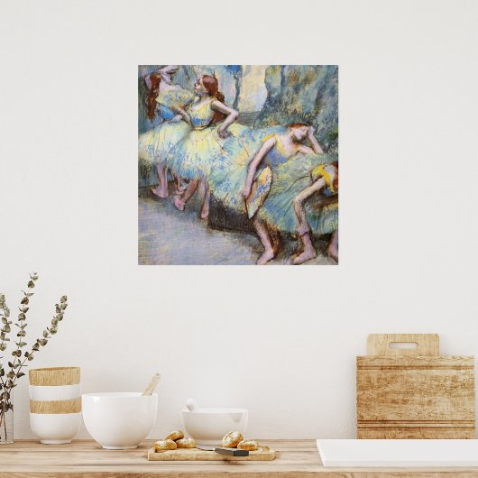 Poster Danseurs de ballet Degas Impressionniste (Cuisine)