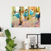 Poster Danseurs de ballet ~ Edgar Degas (Bureau à domicile)