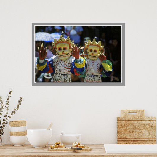 Poster Danseurs de moines tibétains (Cuisine)