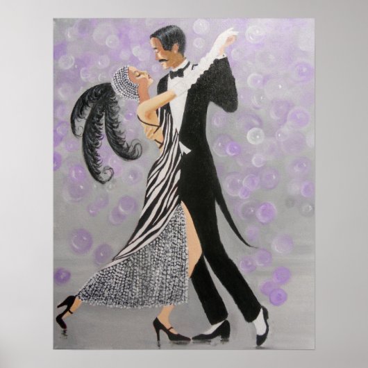 Poster DANSEURS DE SALON vintages (Devant)