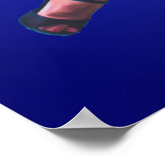 Poster Danseurs de tango - peinture à la main (Coin)