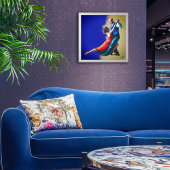 Poster Danseurs de tango - peinture à la main