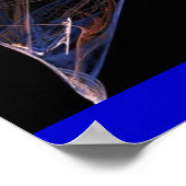 Poster Danseurs du vent Fractal (Coin)