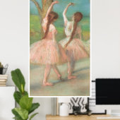 Poster Danseurs en rose, c. 1885, Edgar Degas (Bureau à domicile)