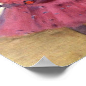 Poster Danseurs en rose entre les scènes (Coin)