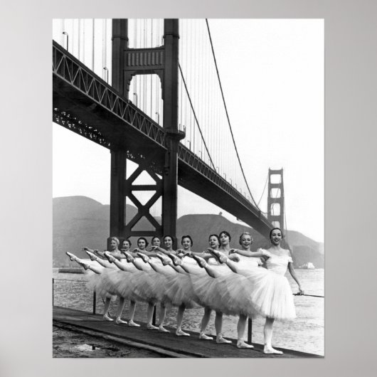 Poster Danseurs Golden Gate Bridge (Devant)