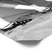 Poster Danseurs irlandais Broderie en noir et blanc (Coin)