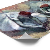 Poster Danseurs Jouant Leurs Chaussures, Edgar Degas (Coin)