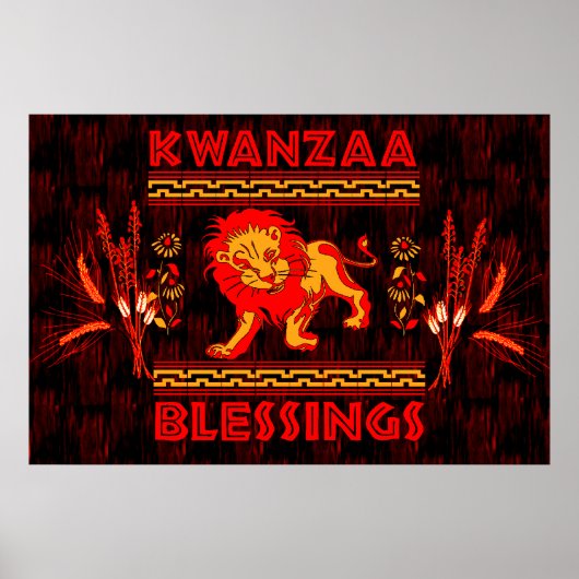 Poster Danseurs Kwanzaa (Devant)