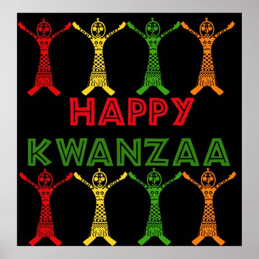 Poster Danseurs Kwanzaa (Devant)