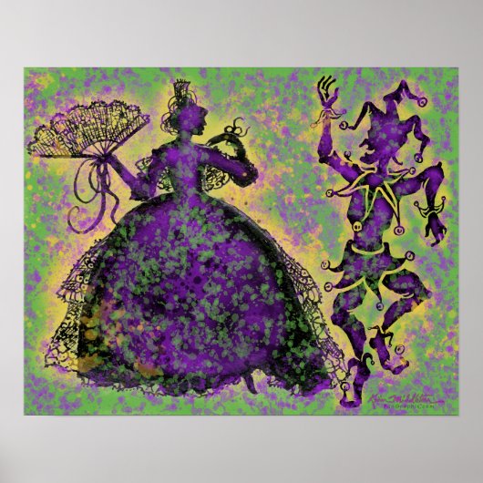 Poster Danseurs Mardi Gras (Devant)