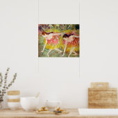 Poster Danseurs se penchent par Edgar Degas, Ballet Art (Cuisine)