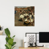 Poster Danseurs sur la scène - Edgar Degas - c1889 (Bureau à domicile)