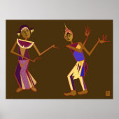 Poster Danseurs thaïlandais (Devant)