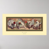 Poster Danseurs Tying Chaussures~ Edgar Degas (Devant)