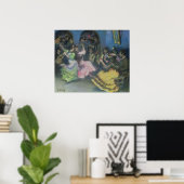 Poster Danseurs tziganes espagnols, 1898 (Bureau à domicile)