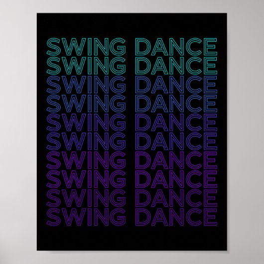 Poster Danseuse à aile danse Retro Danseuse à aile (Devant)