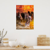 Poster Danseuse amérindienne ROLLING THUNDER (Cuisine)