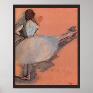Poster Danseuse au bar par Edgar Degas, Ballet Vintage