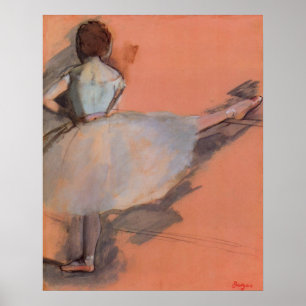 Poster Danseuse au bar par Edgar Degas, Ballet Vintage