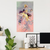 Poster Danseuse avec Tambourin basque (Bureau à domicile)