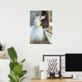 Poster Danseuse dans sa loge d'Edgar Degas (Bureau à domicile)