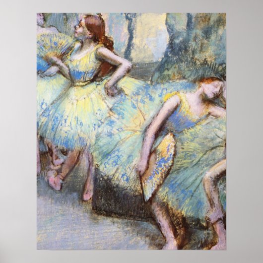 Poster Danseuse de ballet Degas Dansers d'art Peinture (Devant)
