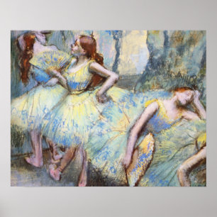 Poster Danseuse de ballet Degas Dansers d'art Peinture