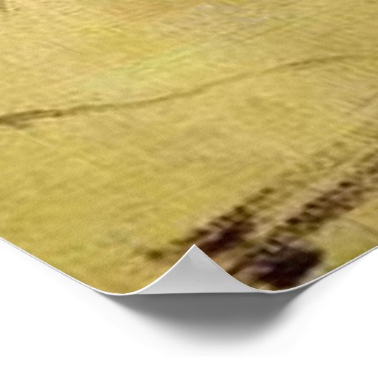 Poster Danseuse de Degas en Art Jaune Imprimer (Coin)