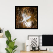 Poster Danseuse de féerie (Bureau à domicile)